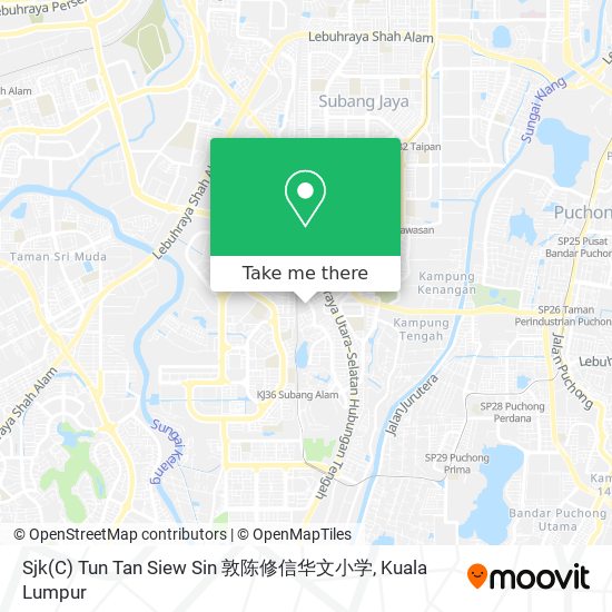 Sjk(C) Tun Tan Siew Sin 敦陈修信华文小学 map