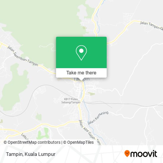 Tampin map