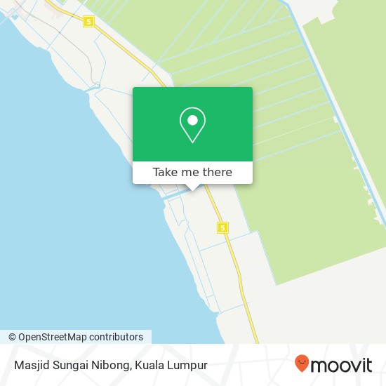 Peta Masjid Sungai Nibong