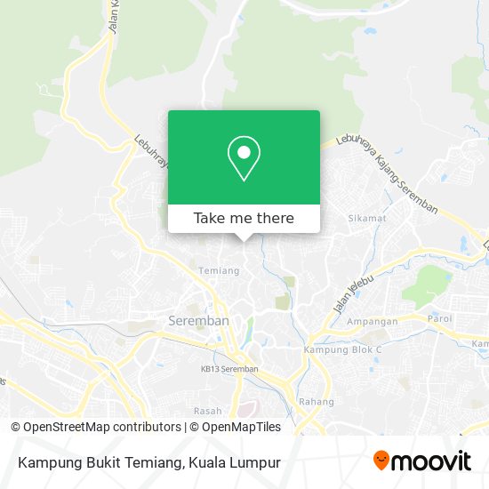 Peta Kampung Bukit Temiang