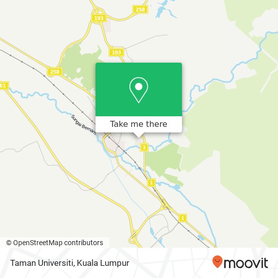 Taman Universiti map