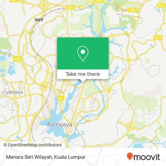 Menara Seri Wilayah map