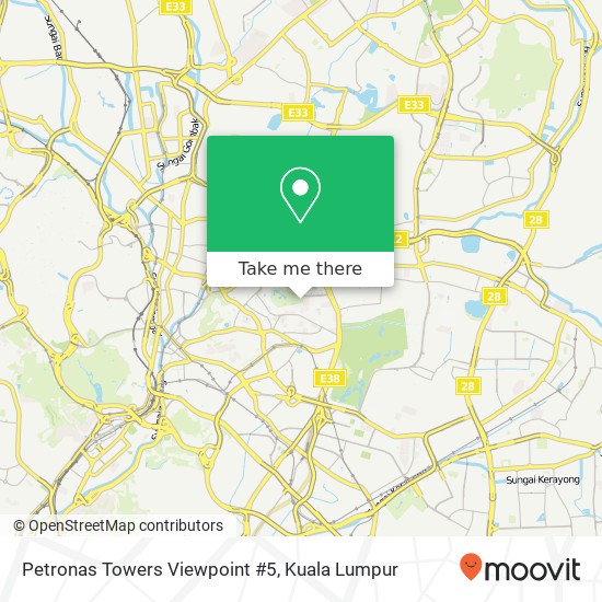Petronas Towers Viewpoint #5 map