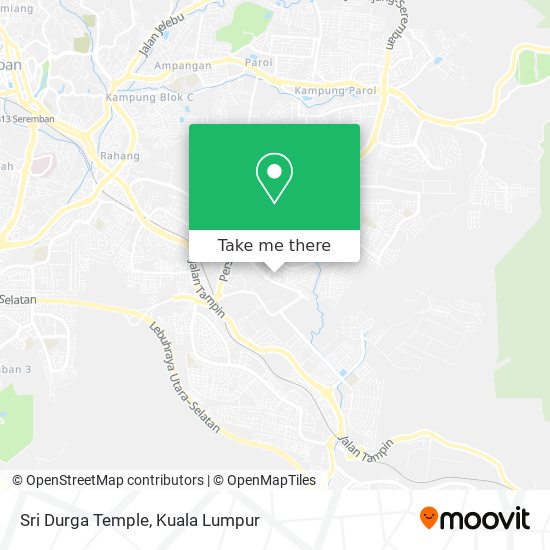 Sri Durga Temple map