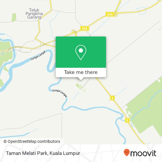 Peta Taman Melati Park
