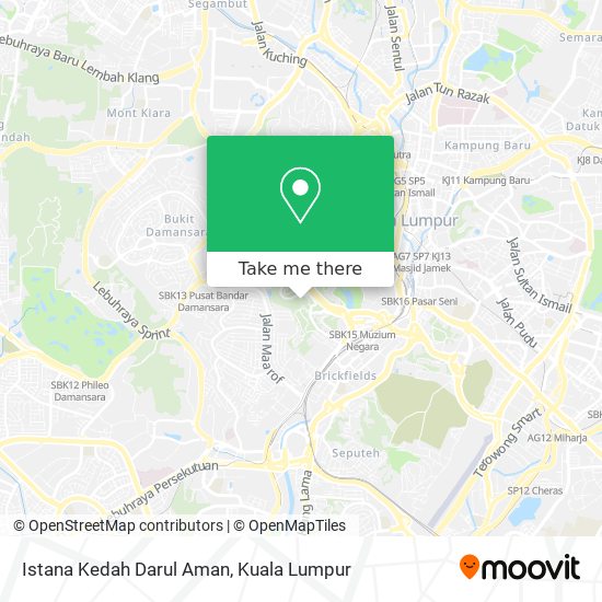 Peta Istana Kedah Darul Aman
