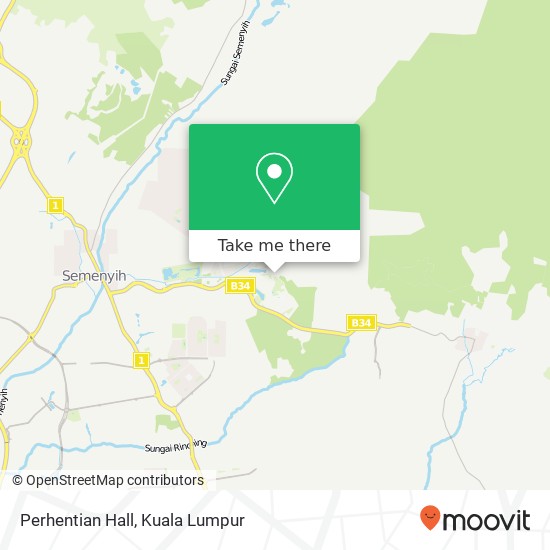 Perhentian Hall map