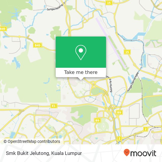 Smk Bukit Jelutong map