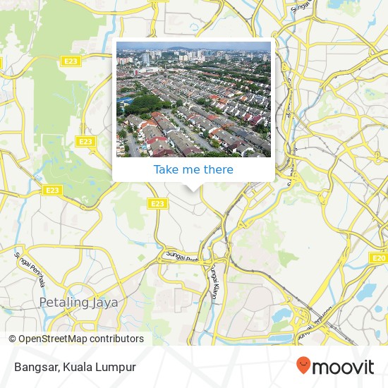 Bangsar map