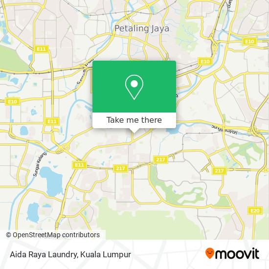 Peta Aida Raya Laundry