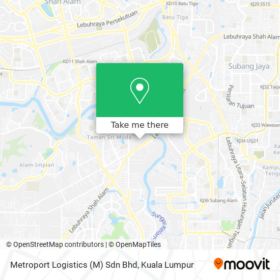 Peta Metroport Logistics (M) Sdn Bhd