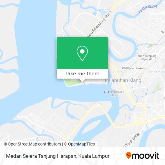 Peta Medan Selera Tanjung Harapan