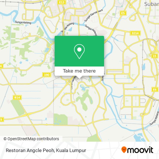 Restoran Angcle Peoh map