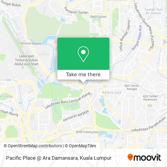 Pacific Place @ Ara Damansara map