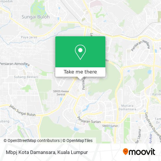 Mbpj Kota Damansara map