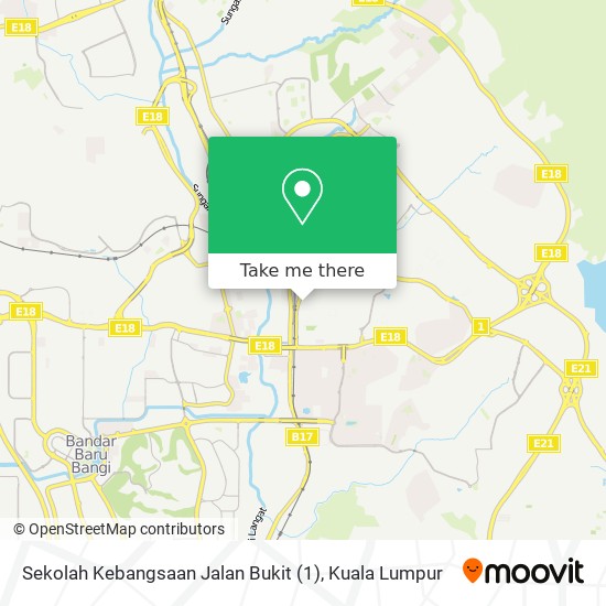 Peta Sekolah Kebangsaan Jalan Bukit (1)