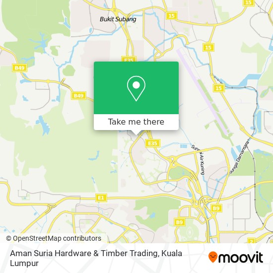 Peta Aman Suria Hardware & Timber Trading