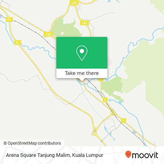 Peta Arena Square Tanjung Malim