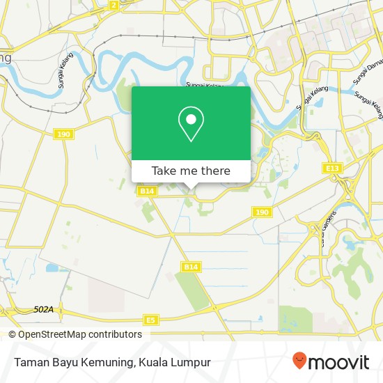 Taman Bayu Kemuning map