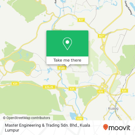 Master Engineering & Trading Sdn. Bhd. map