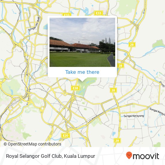 Royal Selangor Golf Club map