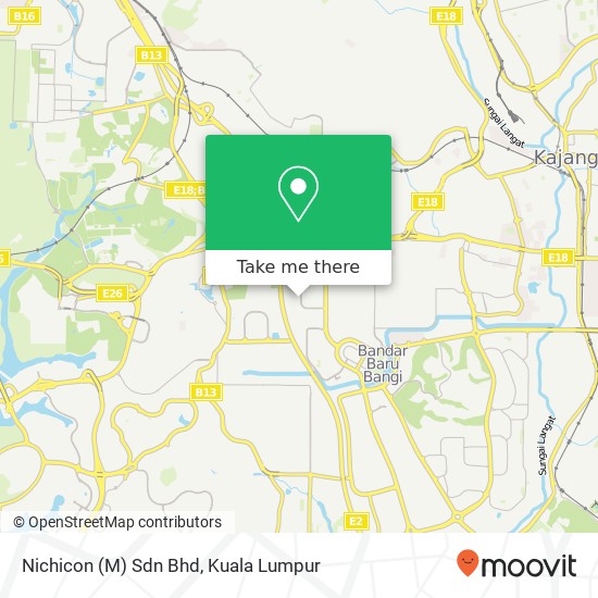 Nichicon (M) Sdn Bhd map