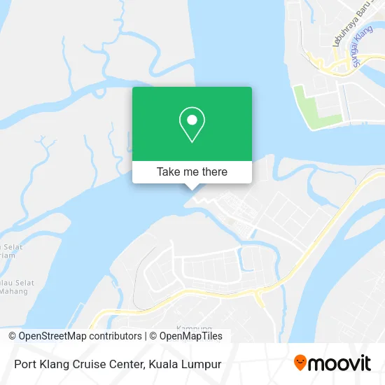 Port Klang Cruise Center map