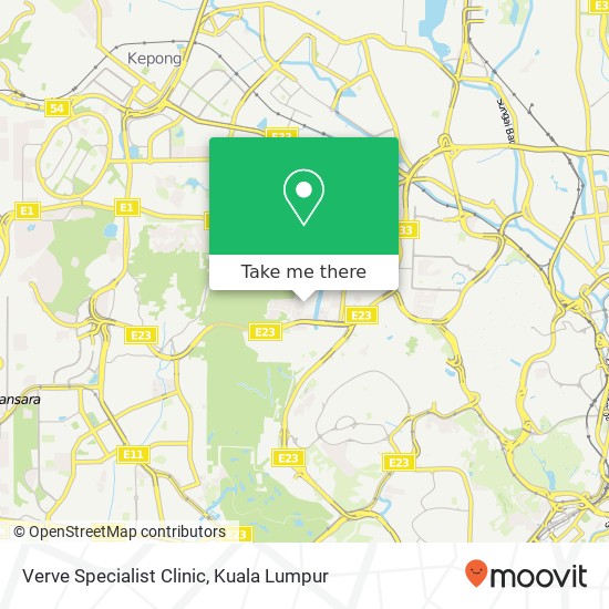 Verve Specialist Clinic map