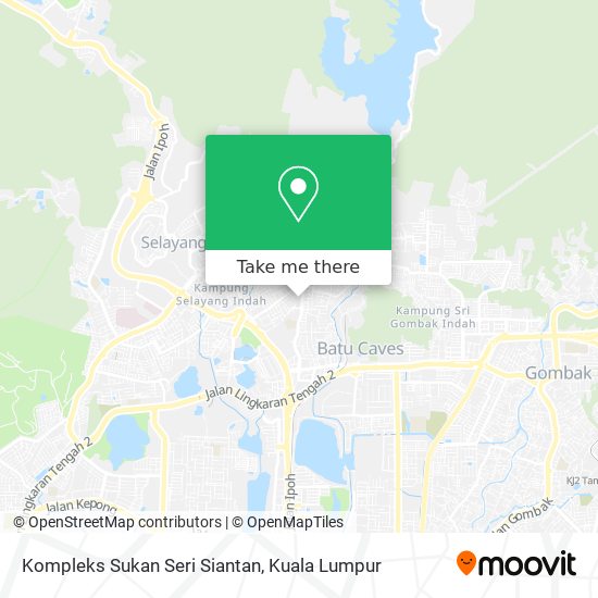 Peta Kompleks Sukan Seri Siantan