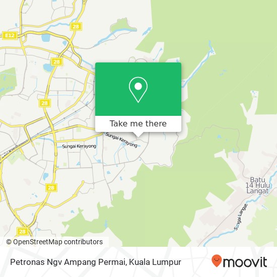 Peta Petronas  Ngv Ampang Permai