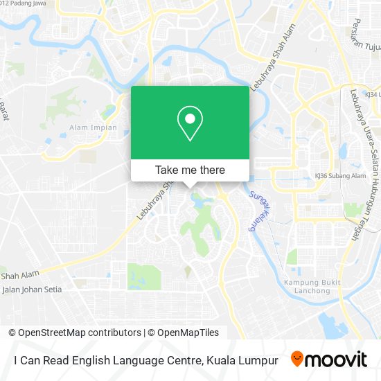 I Can Read English Language Centre map