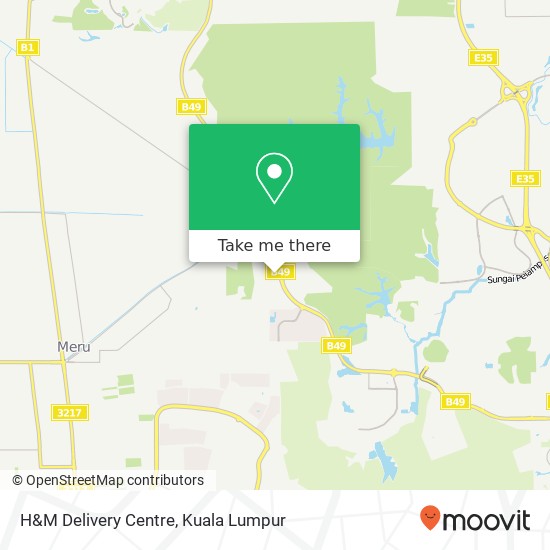 H&M Delivery Centre map
