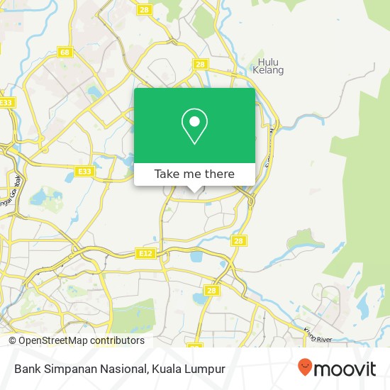 Bank Simpanan Nasional map