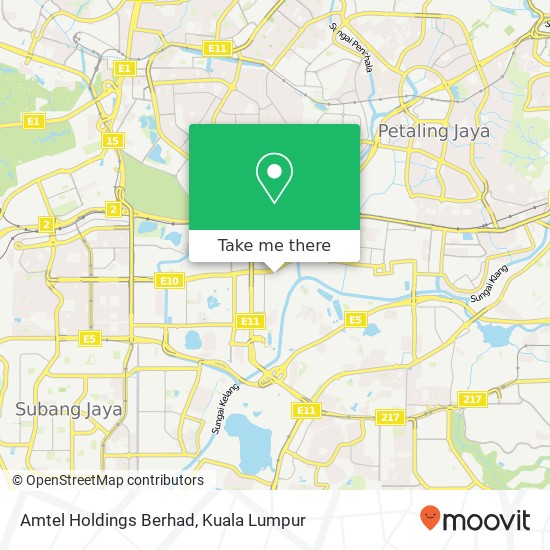 Amtel Holdings Berhad map