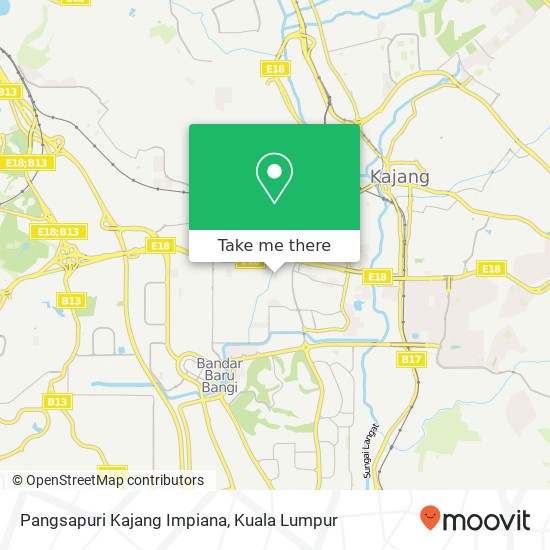 Pangsapuri Kajang Impiana map