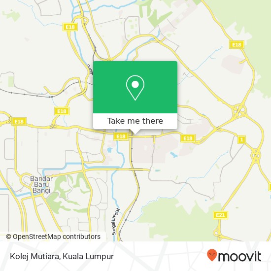 Kolej Mutiara map