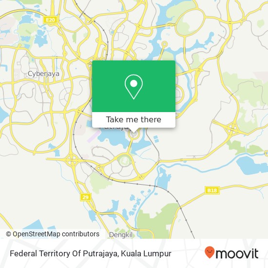 Federal Territory Of Putrajaya map