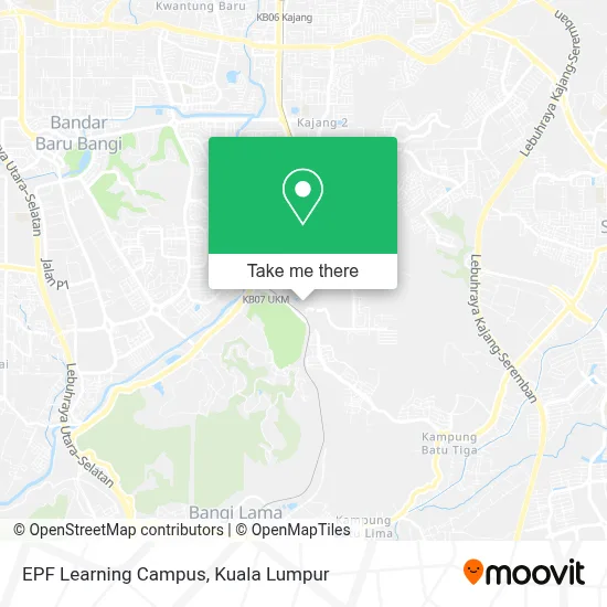 EPF Learning Campus map