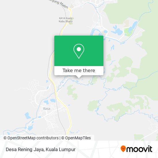 Peta Desa Rening Jaya