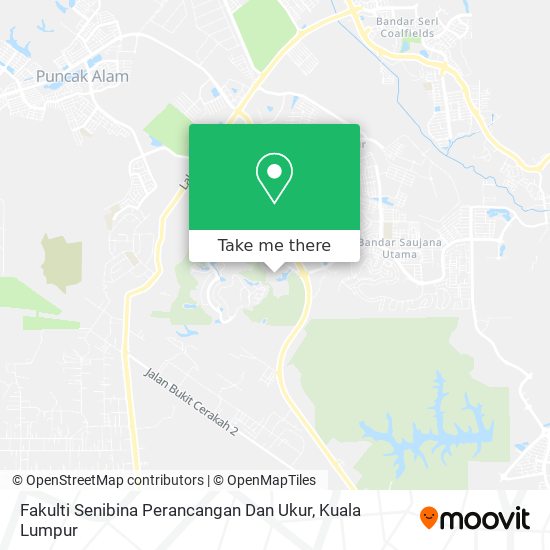 Peta Fakulti Senibina Perancangan Dan Ukur