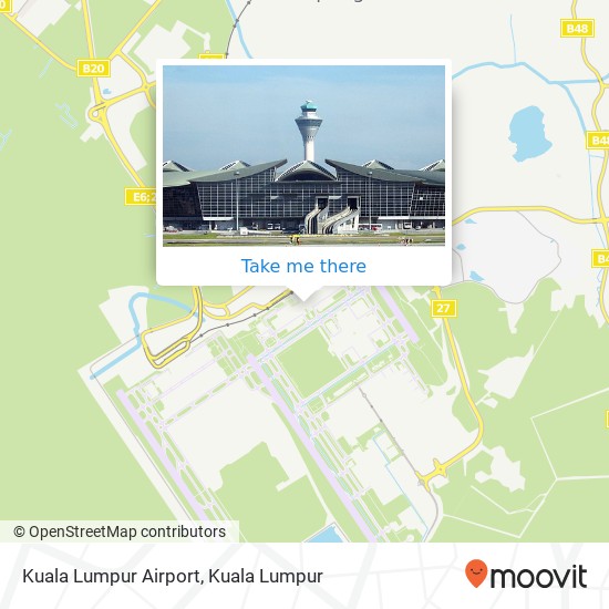 Kuala Lumpur Airport map