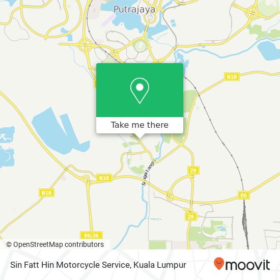 Sin Fatt Hin Motorcycle Service map