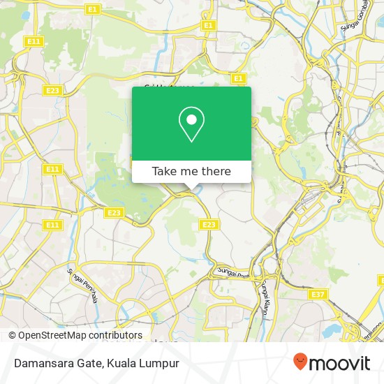 Damansara Gate map