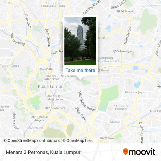 Peta Menara 3 Petronas