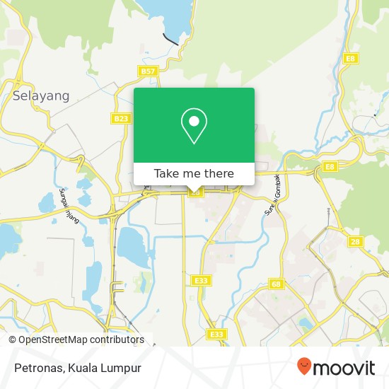 Petronas map