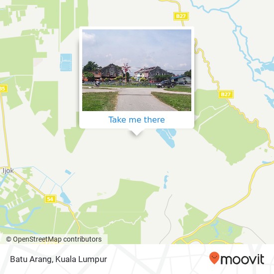 Batu Arang map