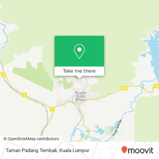 Peta Taman Padang Tembak