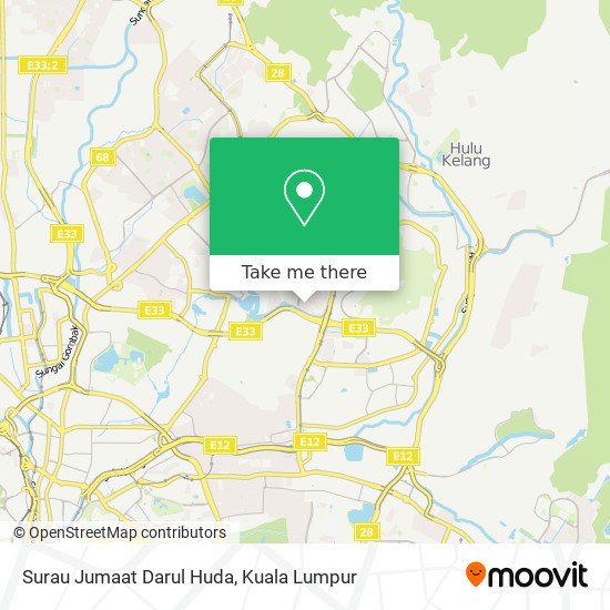 Surau Jumaat Darul Huda map