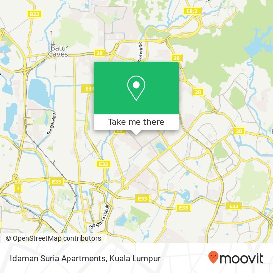 Idaman Suria Apartments map