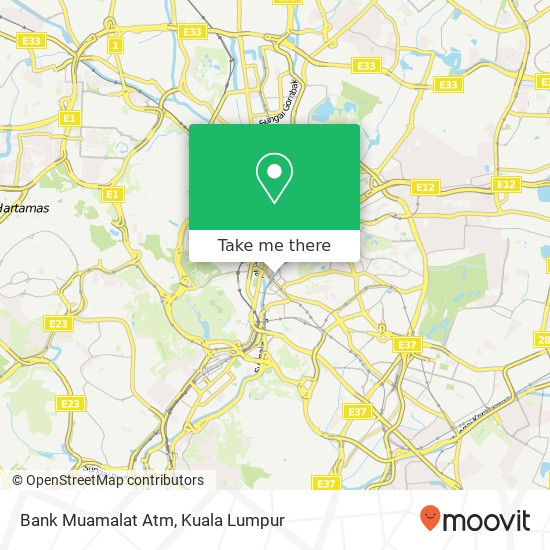 Bank Muamalat Atm map